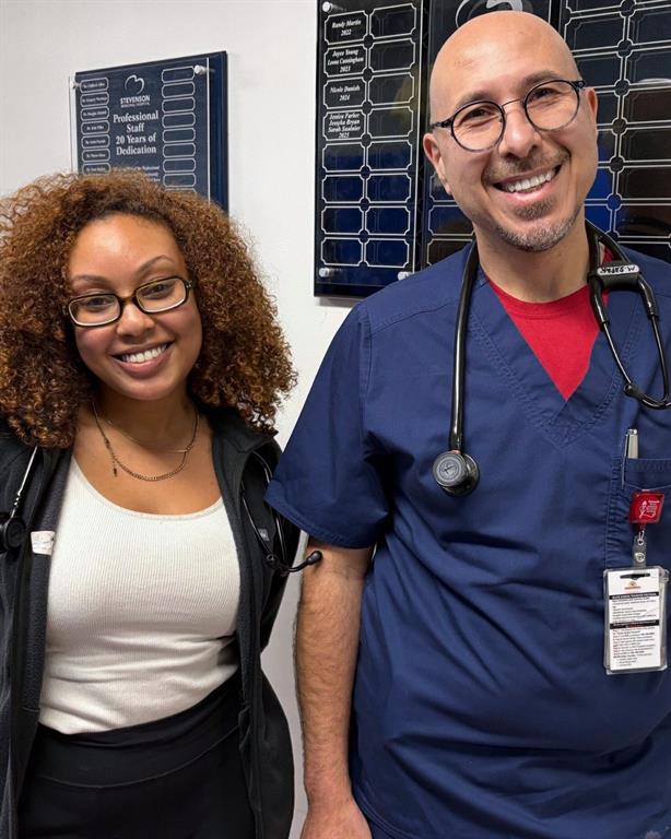 Aisha Haji and Doctor Modar Safar